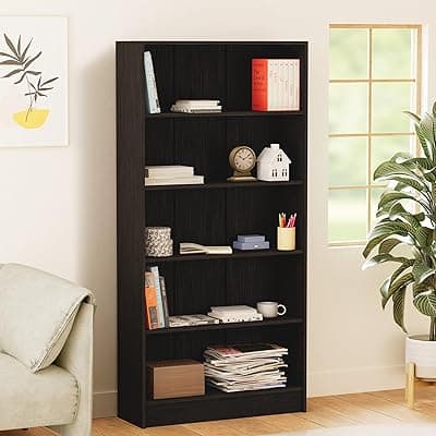 Amazon Brand - Solimo Altamore Engineered Wood Bookshelf (Wenge Finish)