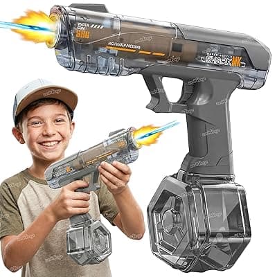 Zest 4 Toyz Holi Pichkari Water Gun for Kids Rechargeable Electric Water Gun Long Range High Pressure Spray Holi Watergun Toy for Boys & Girls - Multicolor