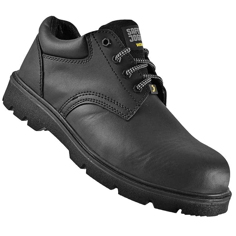 SAFETY JOGGER Formal Safety Shoe - NX1110 S3 | Slip Resistant, Anti-Static, 200J Composite Toe, Anti-Puncture Mid-Sole, Oil &amp; Fuel Resistant, Lightweight | Size 11 UK/INDIA