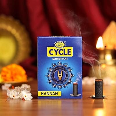 Cycle Pure Stem Sambrani – Kannan Fragrance | Traditional Resin Aroma for Pooja & Meditation