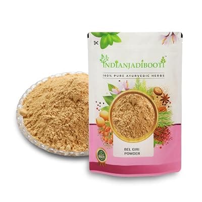 IndianJadiBooti Bael Fruit Powder | Aegle Marmelos | Bilva Fruit (400G) Supports Healthy Bowel Functions