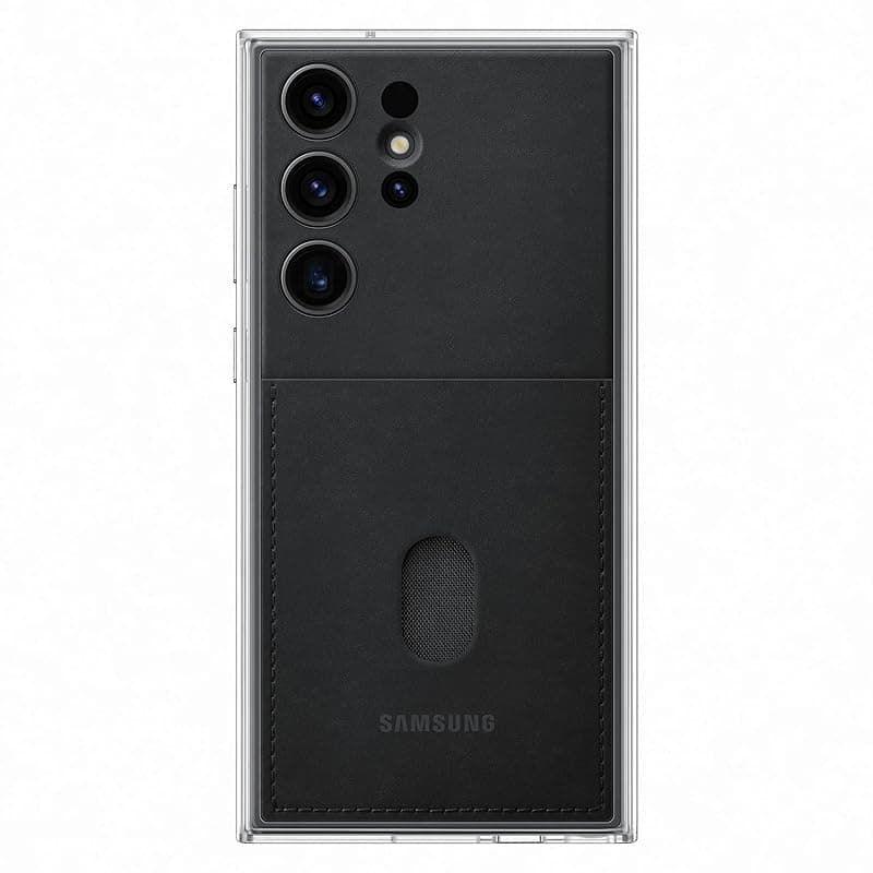 Samsung Galaxy S23 Ultra Frame Back Case Cover Black - Plastic