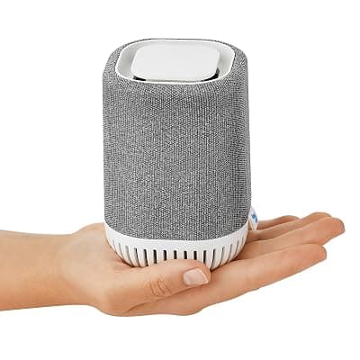 Purifier for Car and Home with Hepa Filter | Up to 6 Hours Battery | 6 + 6 Months Warranty | Portable &amp; Rechargeable Purifer | Ionizer Air Purifier with 2-Step Purification | Easy To Use