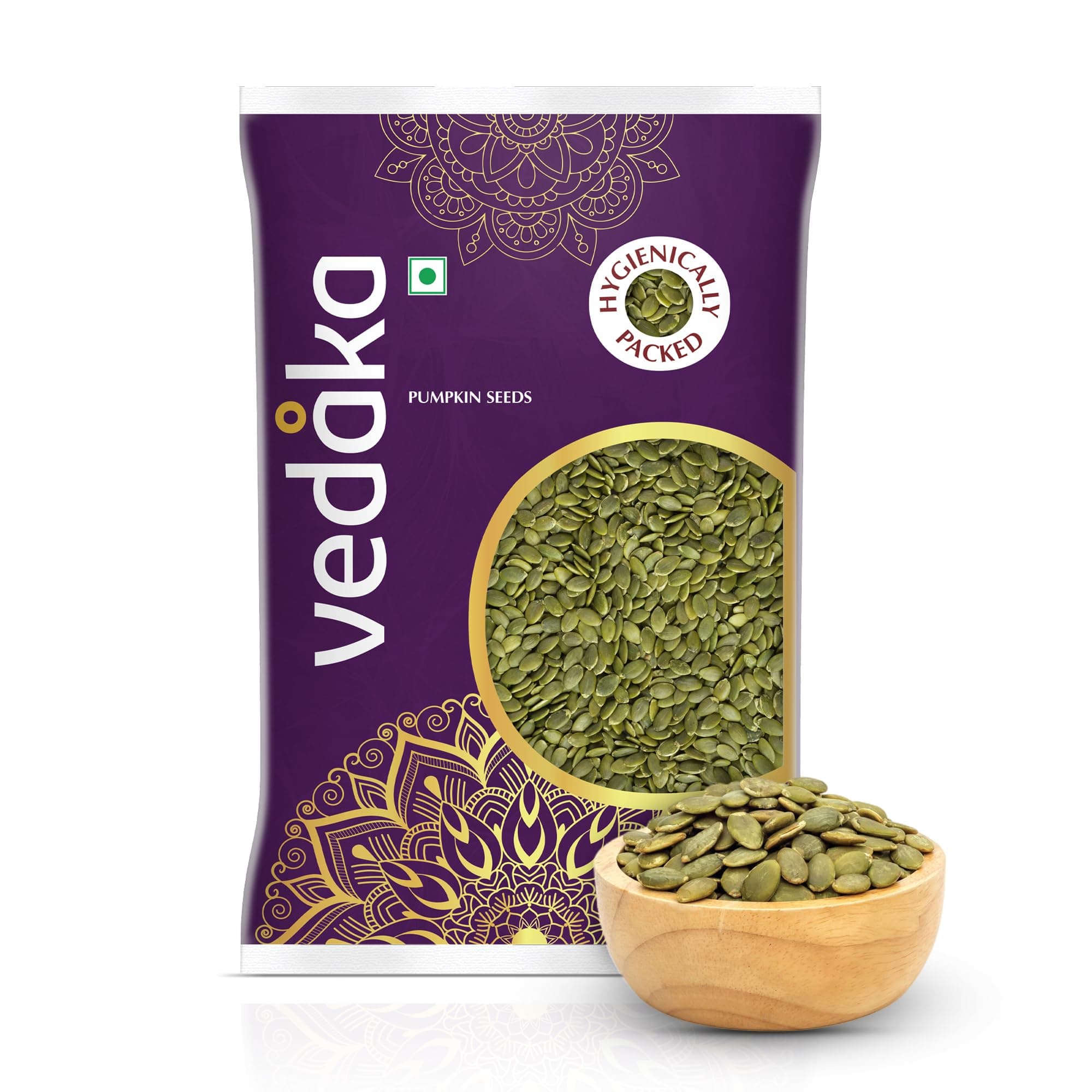 Amazon Brand - Vedaka Premium Raw Pumpkin Seeds | 1 Kg | Rich Source Of Fibre