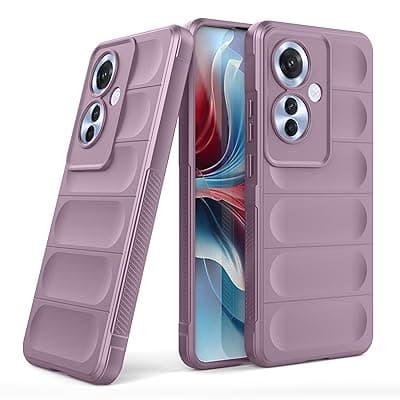 amazon basics Back Case Cover for Oppo F25 Pro 5G (Silicone_Magic-Lavender)
