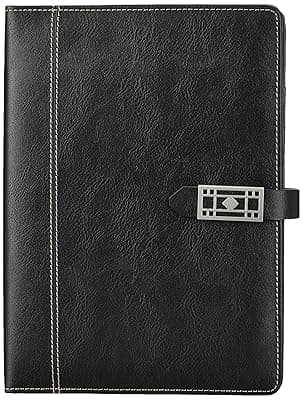 amazon basics Undated Diary | To-Do List Planner for Office Going Boys & Girls | 240 Pages | Acid-Free Paper | Ideal for Notes, Writing, Sketching | Elastic Closure, Integrated Bookmark