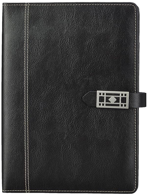 amazon basics Undated Diary | To-Do List Planner for Office Going Boys & Girls | 240 Pages | Acid-Free Paper | Ideal for Notes, Writing, Sketching | Elastic Closure, Integrated Bookmark