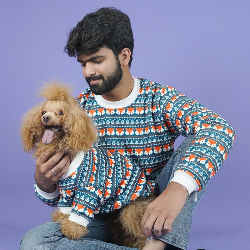 Pet's Way Dog Sweatshirts (Foxwagen-S) | Dog Winter Wear Sweaters | Available for All Breeds