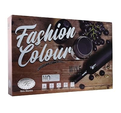 Fashion Colour Wine Facial Kit 200g, Ayurvedic, Natural, Non-Toxic and Proudly Made In Indian