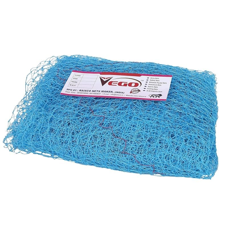 Raisco UV-Stabilized HDPE Anti Bird Net/Garden Net/Pigeon Net/Monkey Safety Net 25 mm Hole (10x10 Ft =100 SQRFT) Color Blue