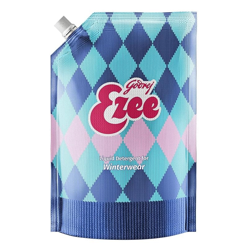 Godrej Ezee Liquid Detergent for Semi-automatic and Top Load Washing - 3.2 kgs Pouch, for Winter Wear | Added Conditioner | No Soda Formula
