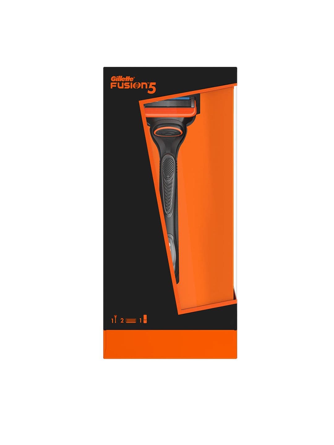 Gillette Men Fusion5 Premium Gift Set - 1 Handle, 2 Fusion Blades, Travel Case
