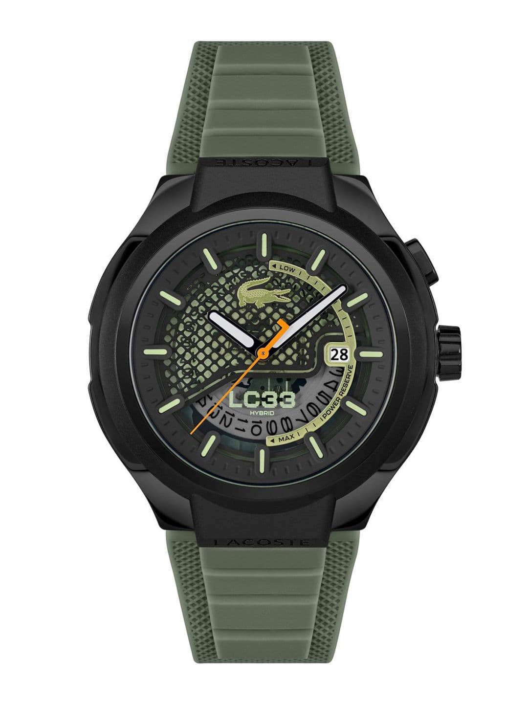 Lacoste Men LC33 Skeleton Dial Analogue Automatic Watch 2011466
