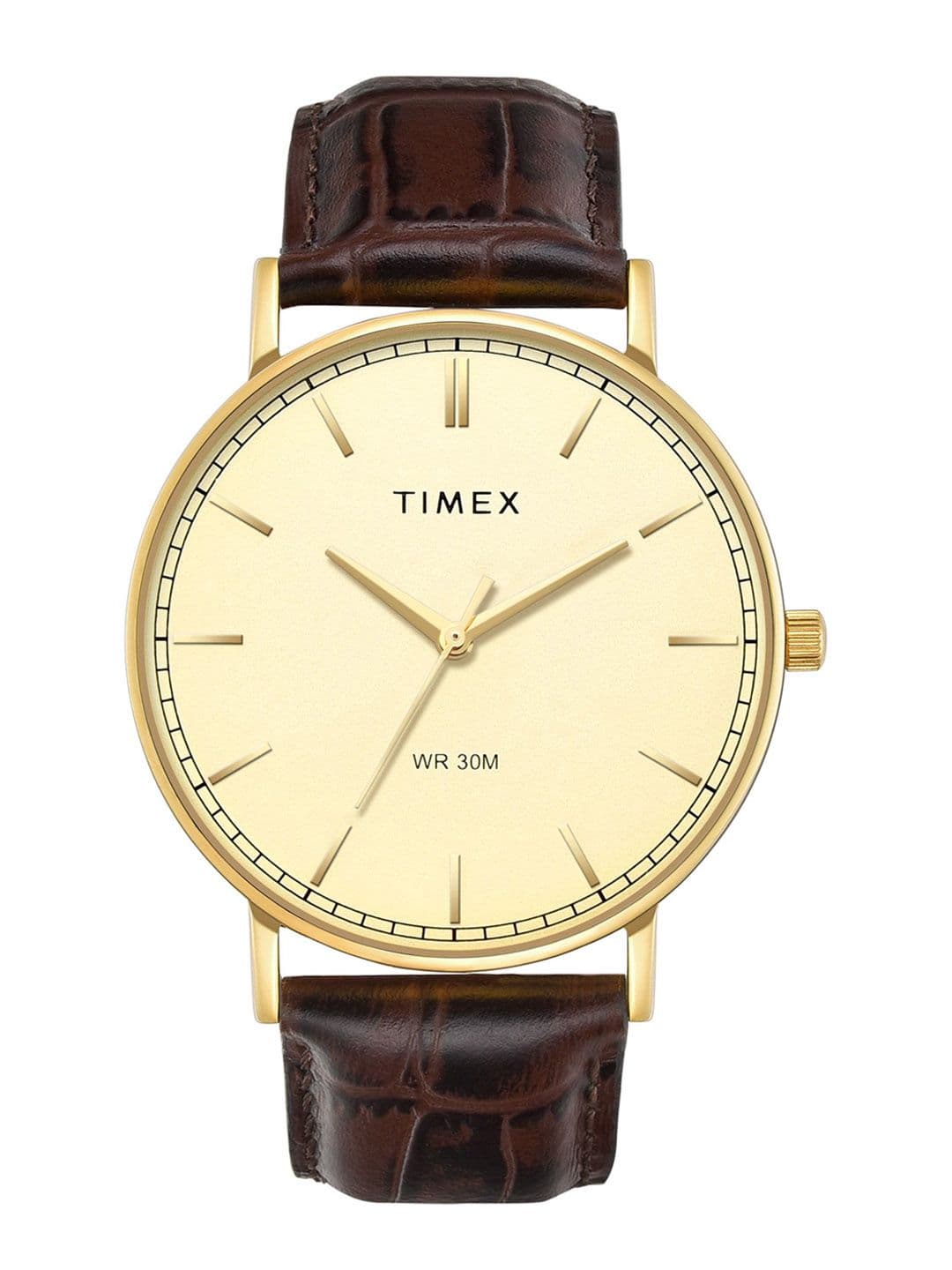 Timex Trendline Round 42mm Champagne Dial Analog Men Watch - TWTG12201