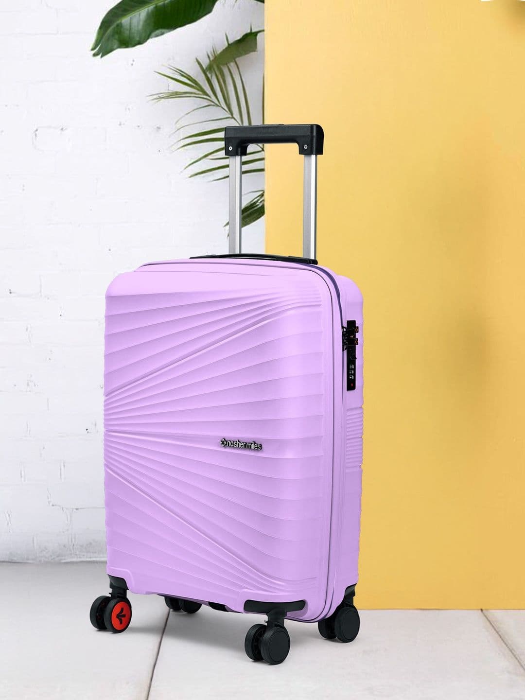 Nasher Miles Golden Gate Textured Hard-Sided Cabin Trolley Bag