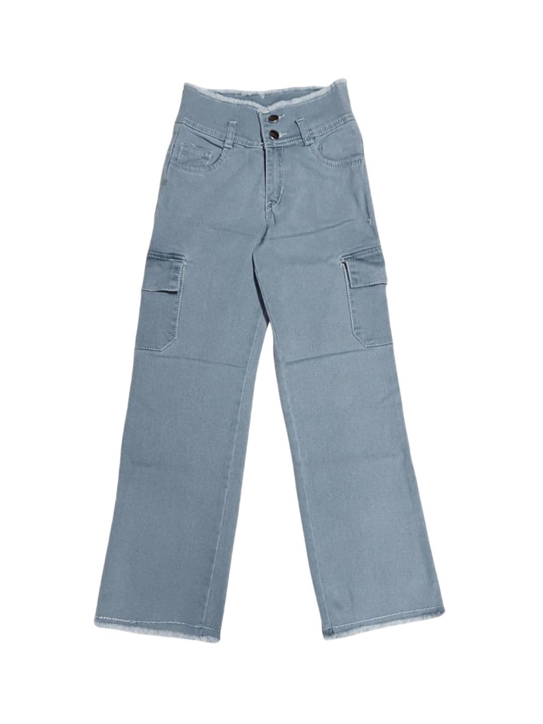 Killer Girls Wide Leg Low Distress Jeans
