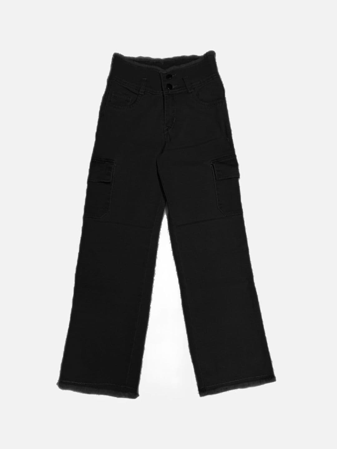 Killer Girls Wide Leg Low Distress Jeans
