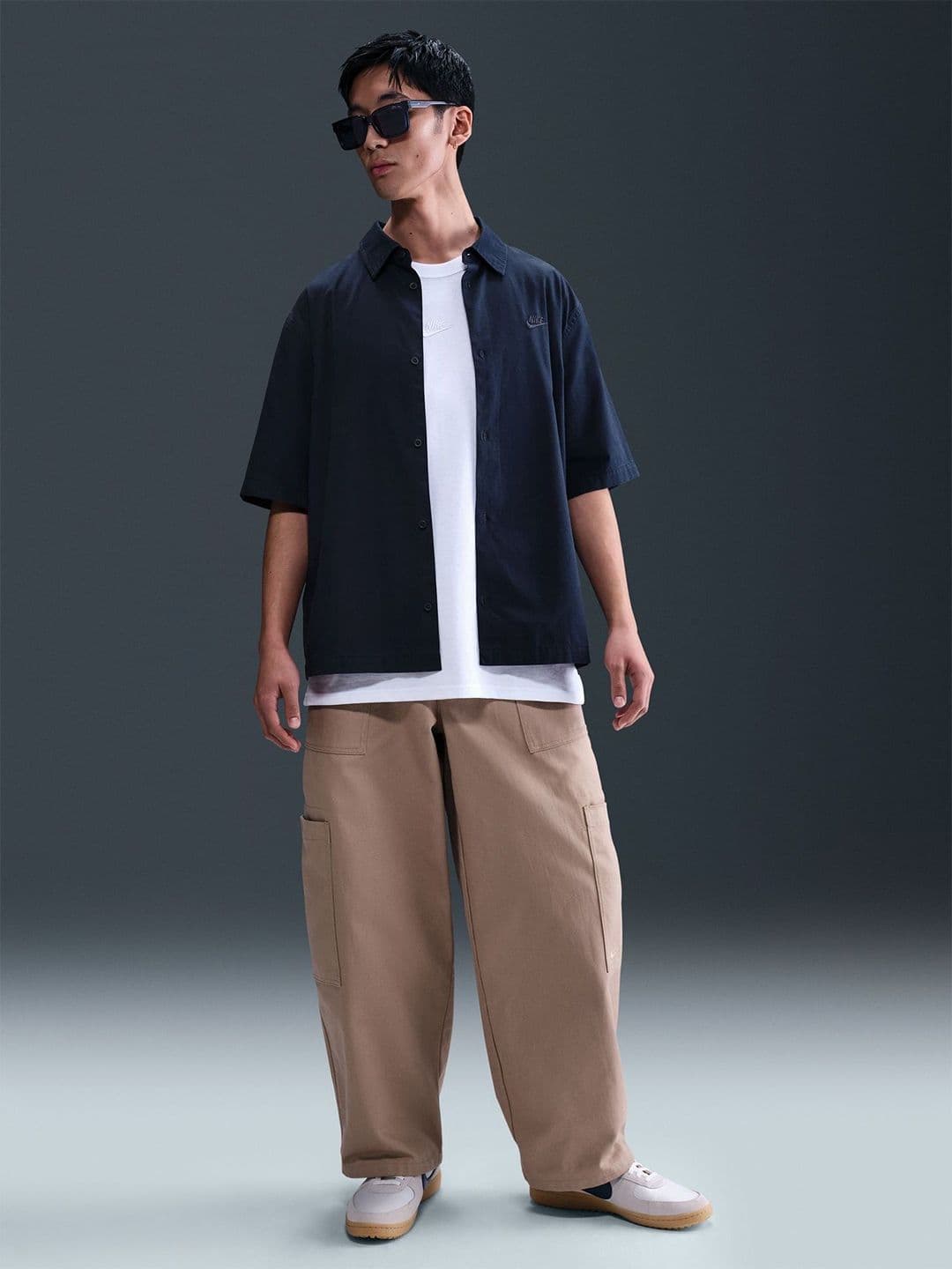 Nike Club Men's Short-Sleeve Button-Down Shirt