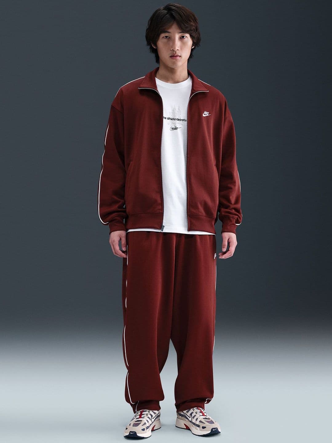 Nike Men Sportswear Club Men Oversized Knit Tracksuit Jacket