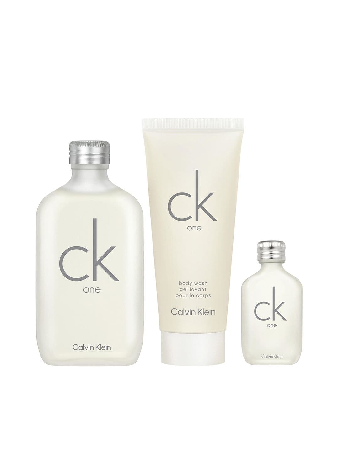 Calvin Klein Ck One Unisex Trio Gift Set - EDP 100ml + Shower Gel 100ml + EDP 15ml