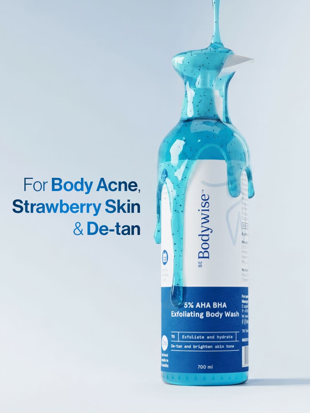 Be Bodywise 5% AHA BHA Exfoliating Body Wash - 700 ml