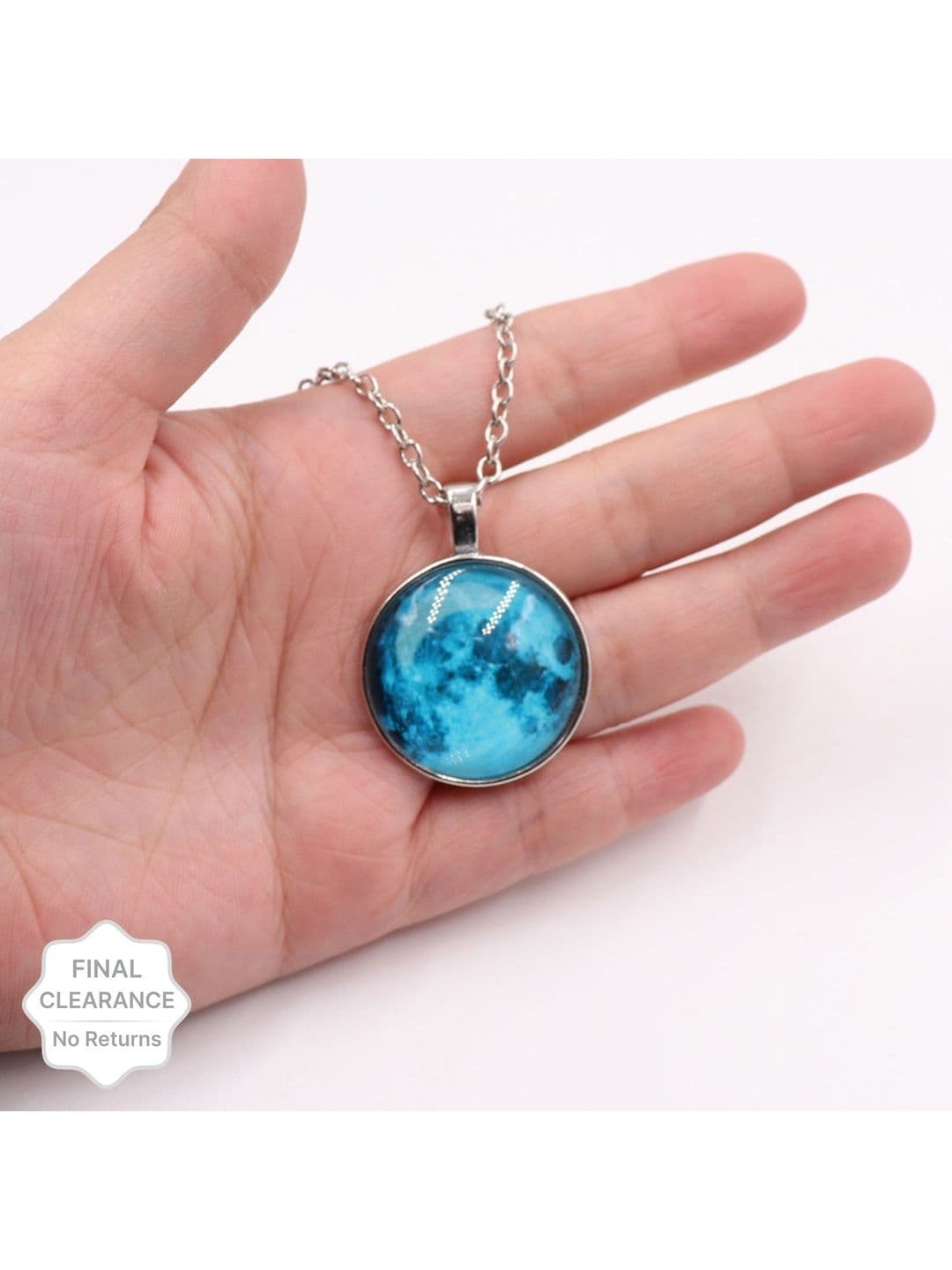PASU FASHION Rhodium-Plated Pendant