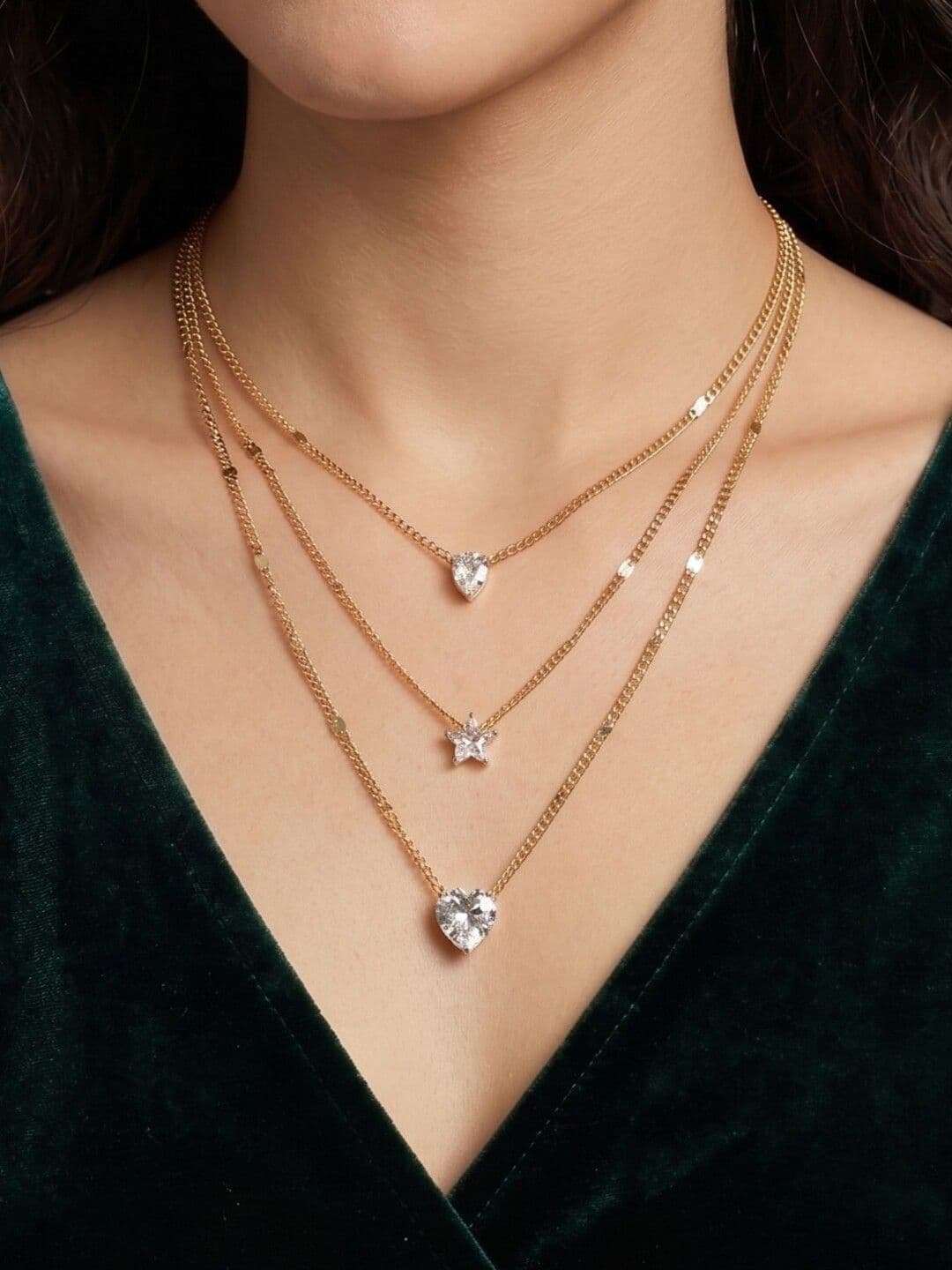 Nui Gold-Plated Layered Necklace