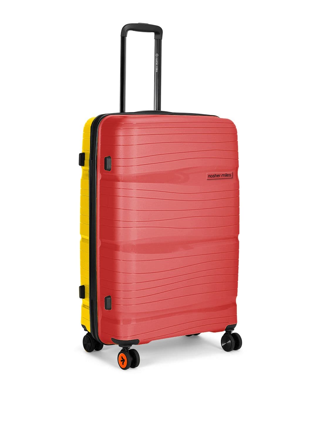 Nasher Miles Textured Hard-Sided Large Trolley Suitcase