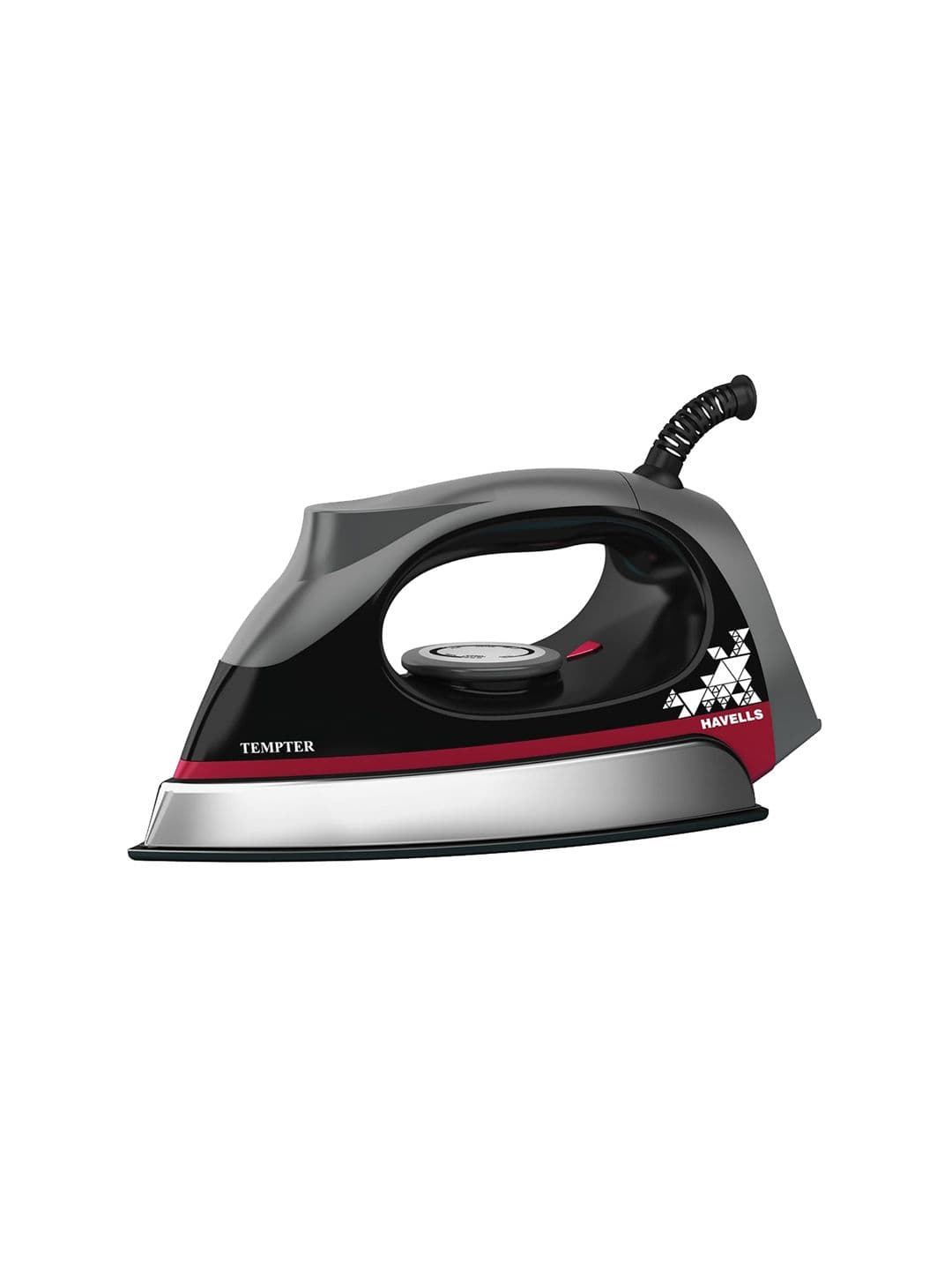 Havells Tempter Black Plastic Temperature Control Dry Iron-1000W