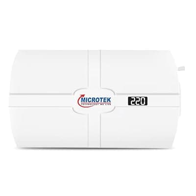 Microtek Smart EM4150+ Digital Display Wall Mounted Automatic Voltage Stabilizer for AC Air Conditioner up to 1.5 Ton Working Power 150V - 280±5V (Grey) with 3 Year Warranty