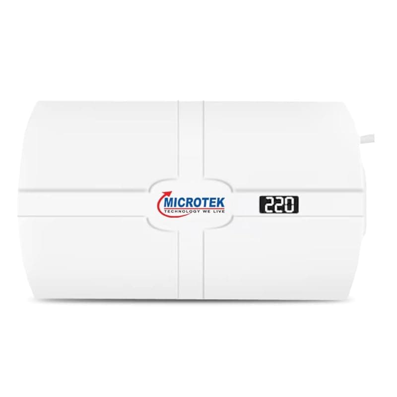 Microtek Smart EM4150+ Digital Display Wall Mounted Automatic Voltage Stabilizer for AC Air Conditioner up to 1.5 Ton Working Power 150V - 280±5V (Grey) with 3 Year Warranty