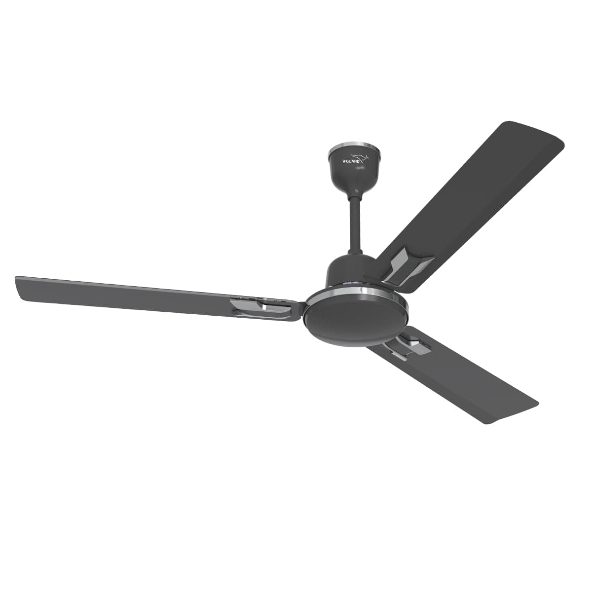 V-Guard Pace Art Bz Ceiling Fan For Home | Decorative Trims | 370 RPM | 2-Year Coverage | 1200 mm (Midnight Black)