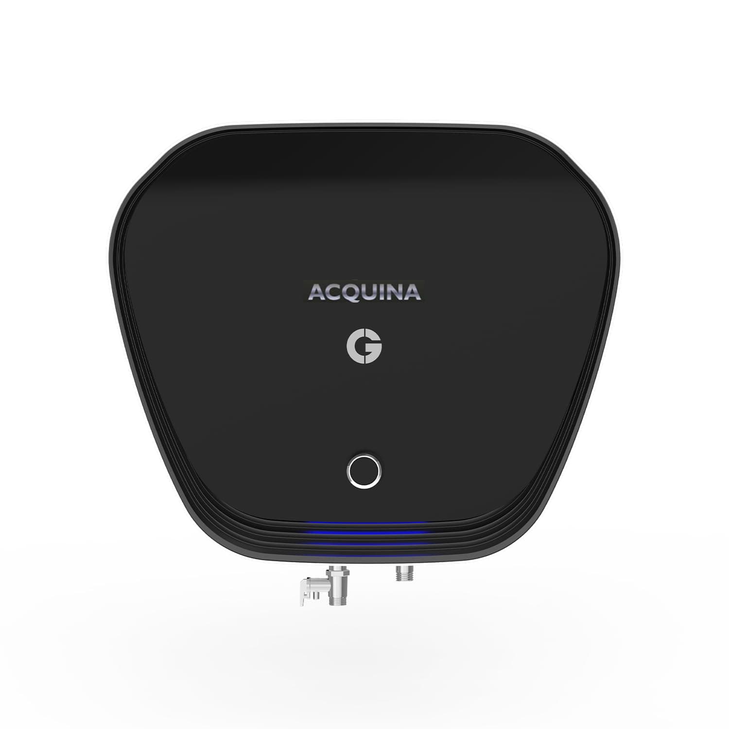 CG-Acquina 15Ltr Storage Water Heater (Geyser) 5-star | Nickel Plated Copper Element | Hirise Suitable | Glasslined Tank | Color Changing LED | Free Installation | 2Yr Product 7Yr Tank Warranty Black