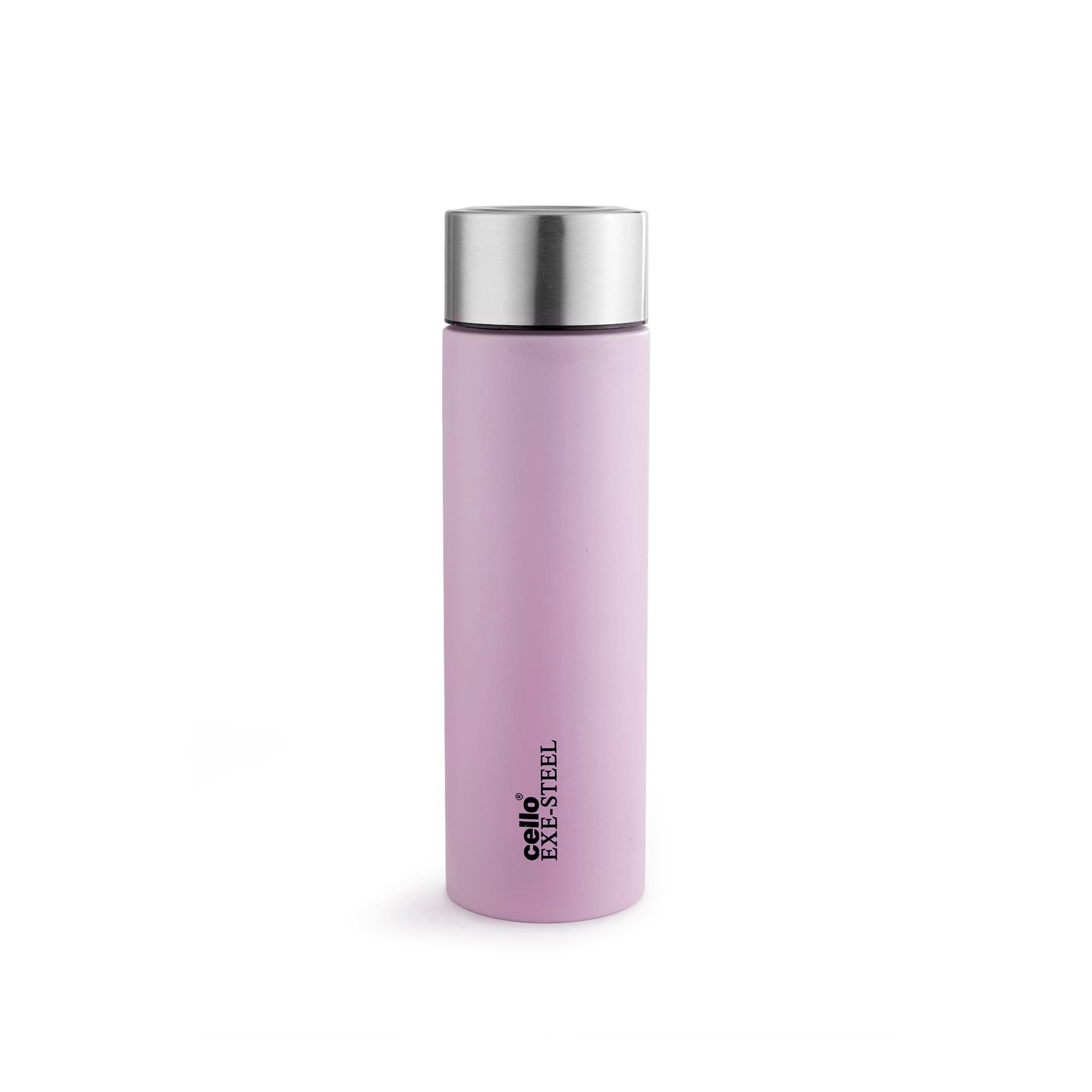 CELLO H2O Matt Stainless Steel Water Bottle for Office & Daily Use 1000 ml Pink | Single Wall Freezer & Fridge Safe, Lightweight & Stylish Leakproof Rustproof Steel Water Bottle for School Gym Travel