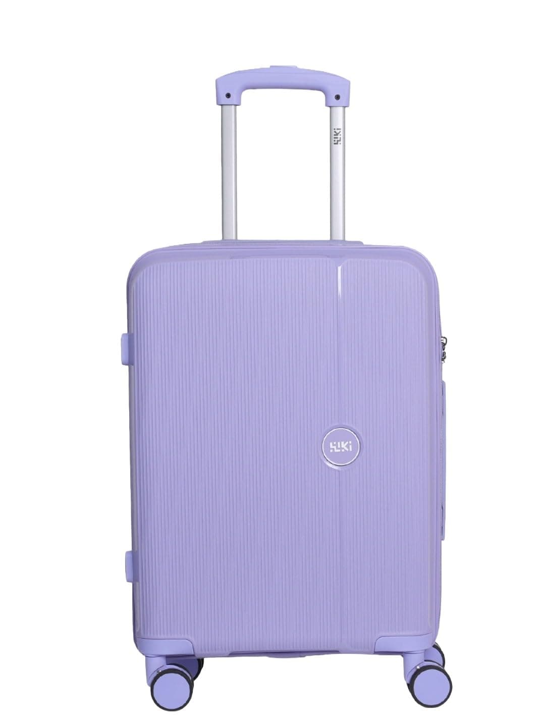 Wiki Zine 8 Wheel Hardside Polycarbonate Trolley,Medium,Pstl_Prpl