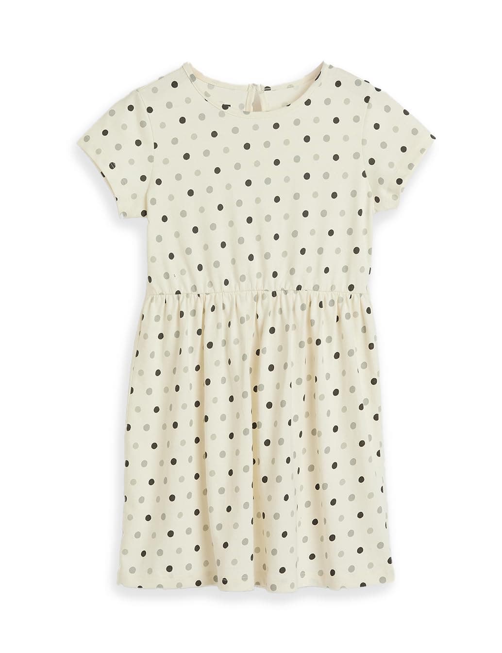 Amazon Brand - Symbol Girls Fit and Flare Printed 100% Cotton Knit Dress | Age 2-10 Years