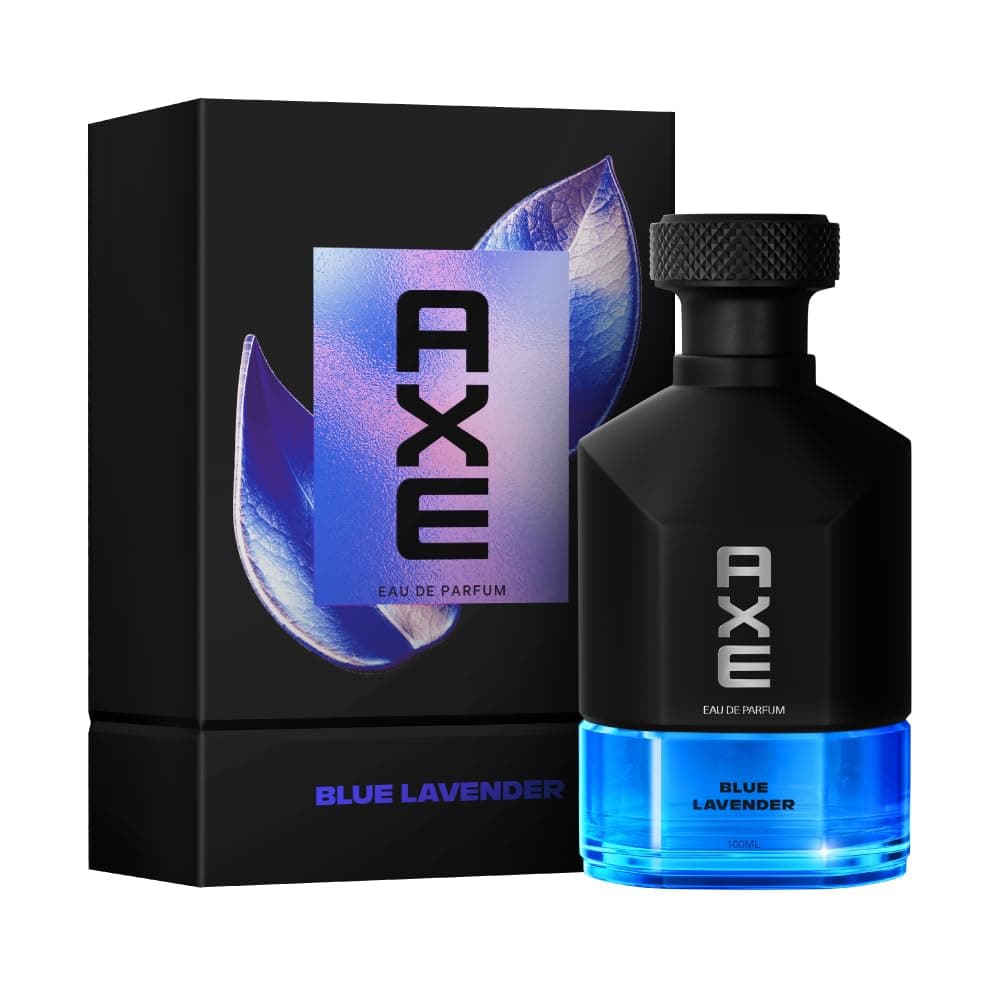 Axe Long Lasting Perfume for Men | Fresh Lavender Fragrance | 12Hr Long Lasting | Aromatic Herbal Woody mint vanilla amber fragrance| AXE Premium EDP 100ml | Blue Lavender