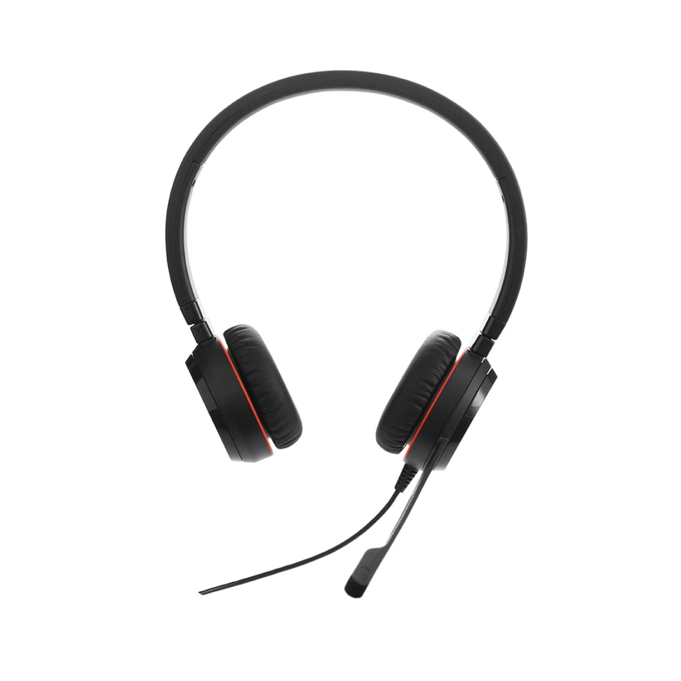 Jabra Evolve 30 II Stereo MS USB-C/A Wired Headset – Ms Teams Certified On-Ear Headphones with Noise Cancelling Mic, USB-C & USB-A Connectivity, Stereo Sound for Calls, Office, Work from Home, Black