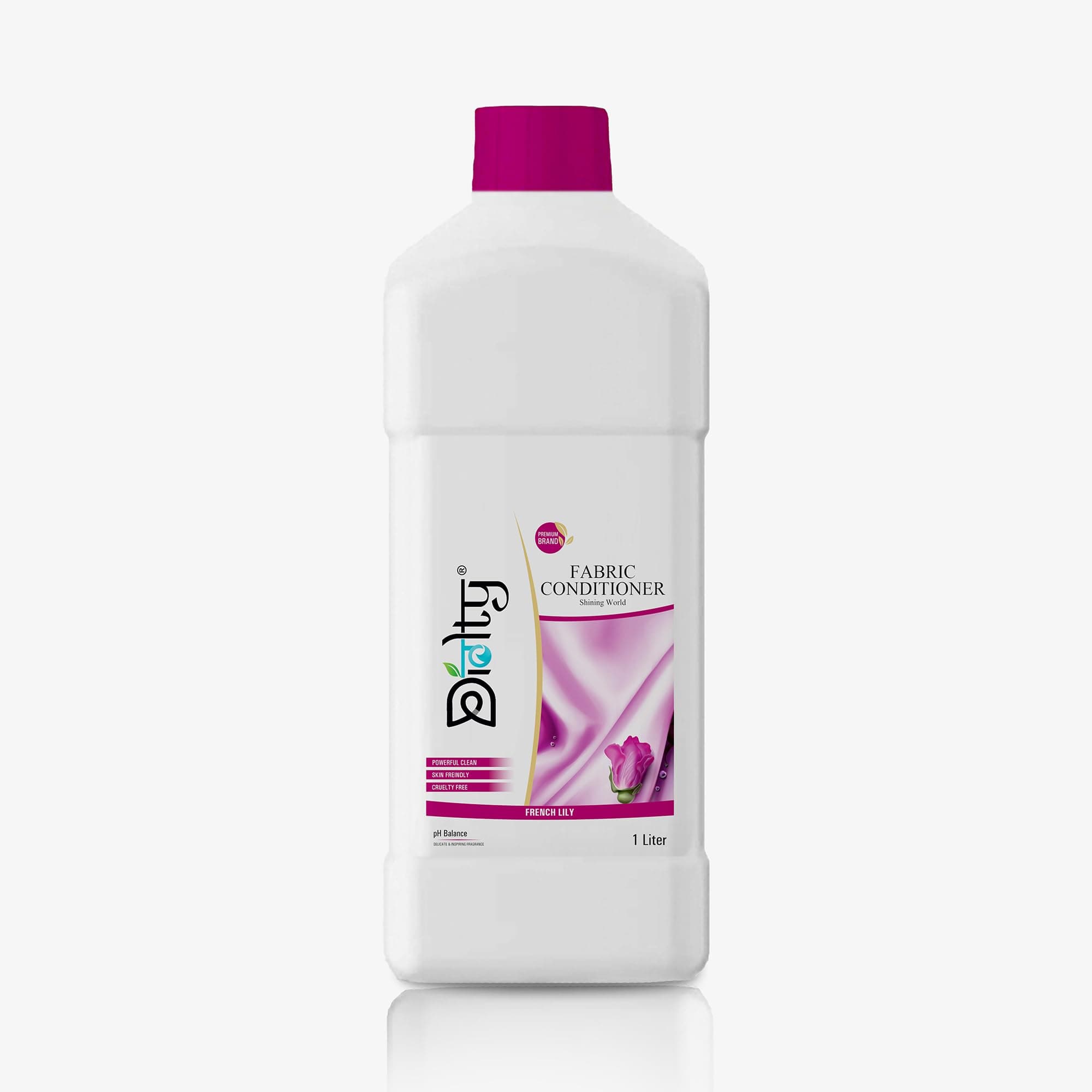 Diolty Fabric Conditioner 1L – Love Lily | Premium Softness, Long-Lasting Freshness | Hand & Machine Wash | Reusable Bottle, Made in India