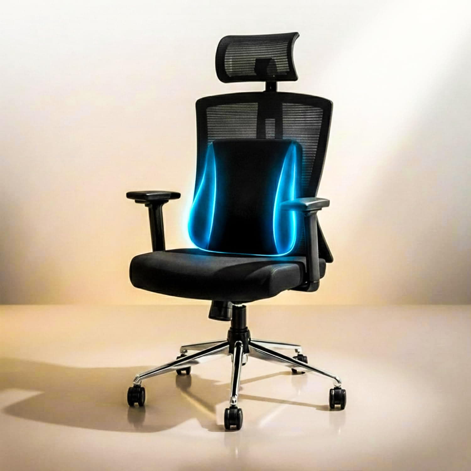 ValorX USA Summit 2026 Ergonomic High Back Office Chair | Orthopedic Memory Foam Back Cushion | Smart Tilt-Lock Mechanism | Breathable Italian Mesh | 3D Armrest | 3 Year Warranty | Black
