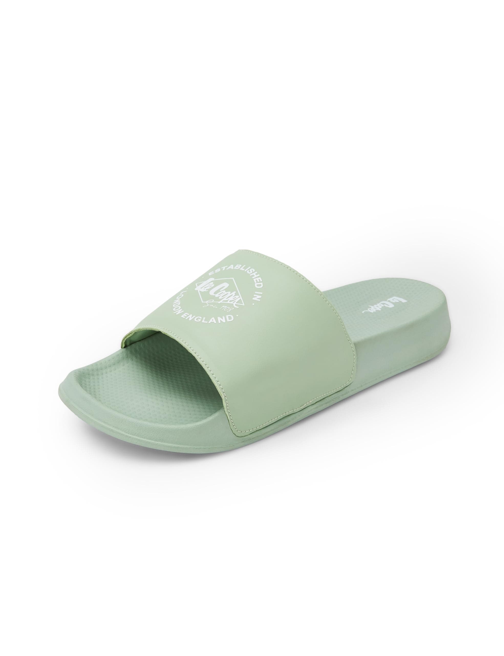 Men's logo print slider slippers