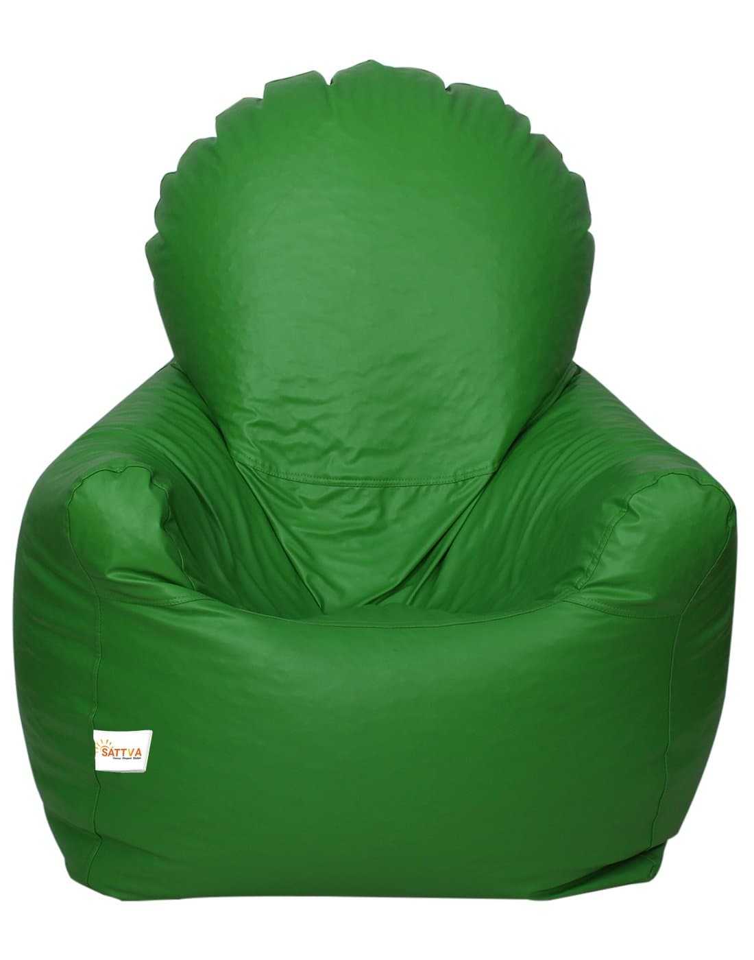 Sattva Arm Chair Bean Bag Cover Size XXXL (Without Beans) - Neon Green