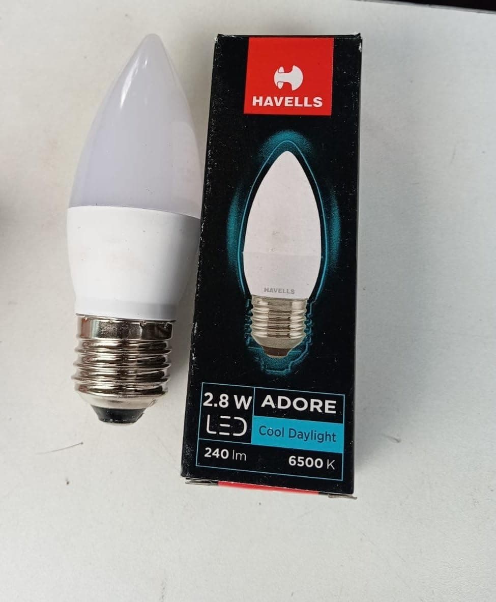 Havells 2.8W LED E27 Bulb|Energy Efficient| Frosted diffuser| Non-Dimmable| Shatter Resistant|Saves Upto 85% Energy|Elegant Design|Upto 4KV Surge Protection|BIS Approved|Pack of 1
