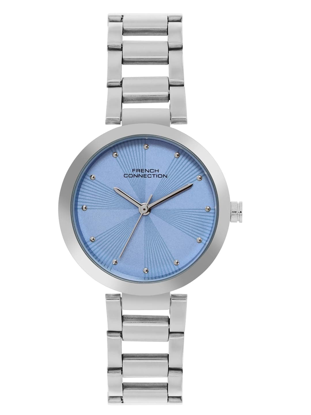 French Connection | Blue dial | Silver Strap | Quartz Watch for Women - FCN060A