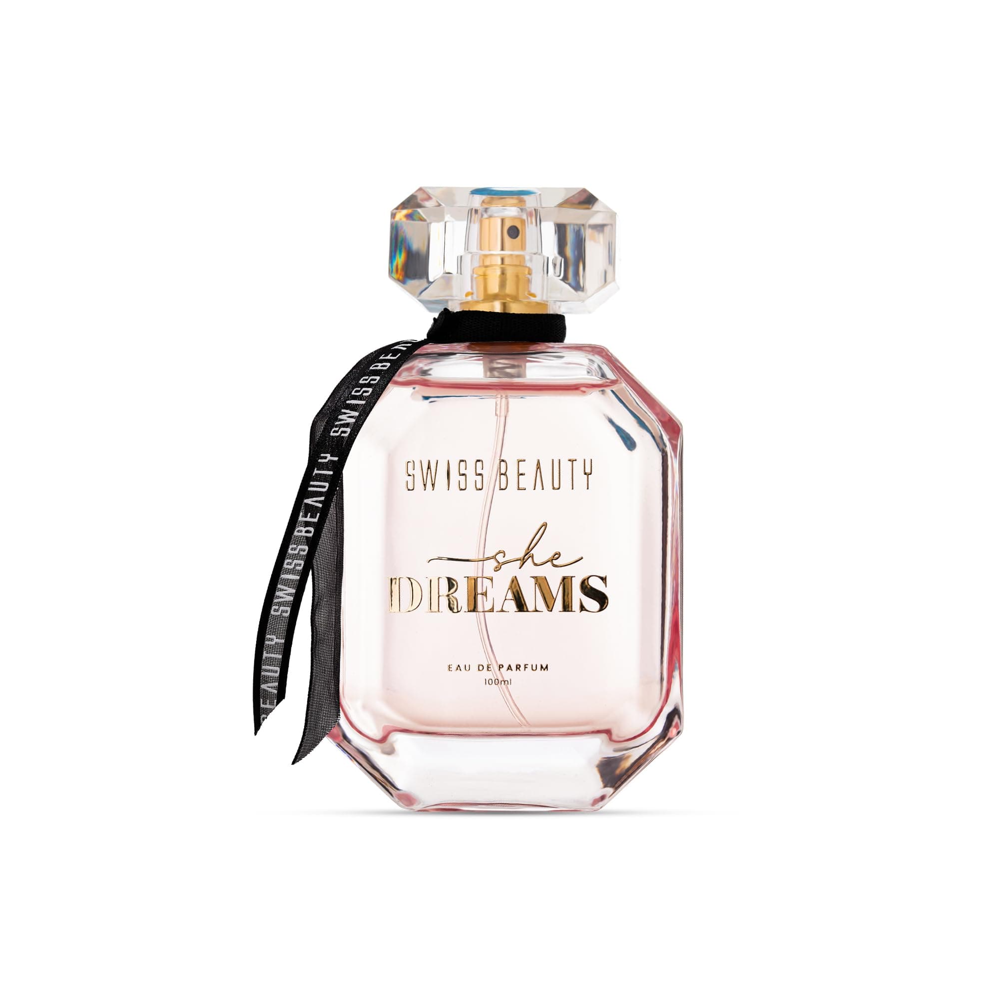 Swiss Beauty She Dreams EDP, 100ml | Long-Lasting | Ideal For Gifting | Everyday Wear | Top Note: Mandarin | Middle Notes: Jasmine & Tuberose | Base Note: Vanilla & Musk