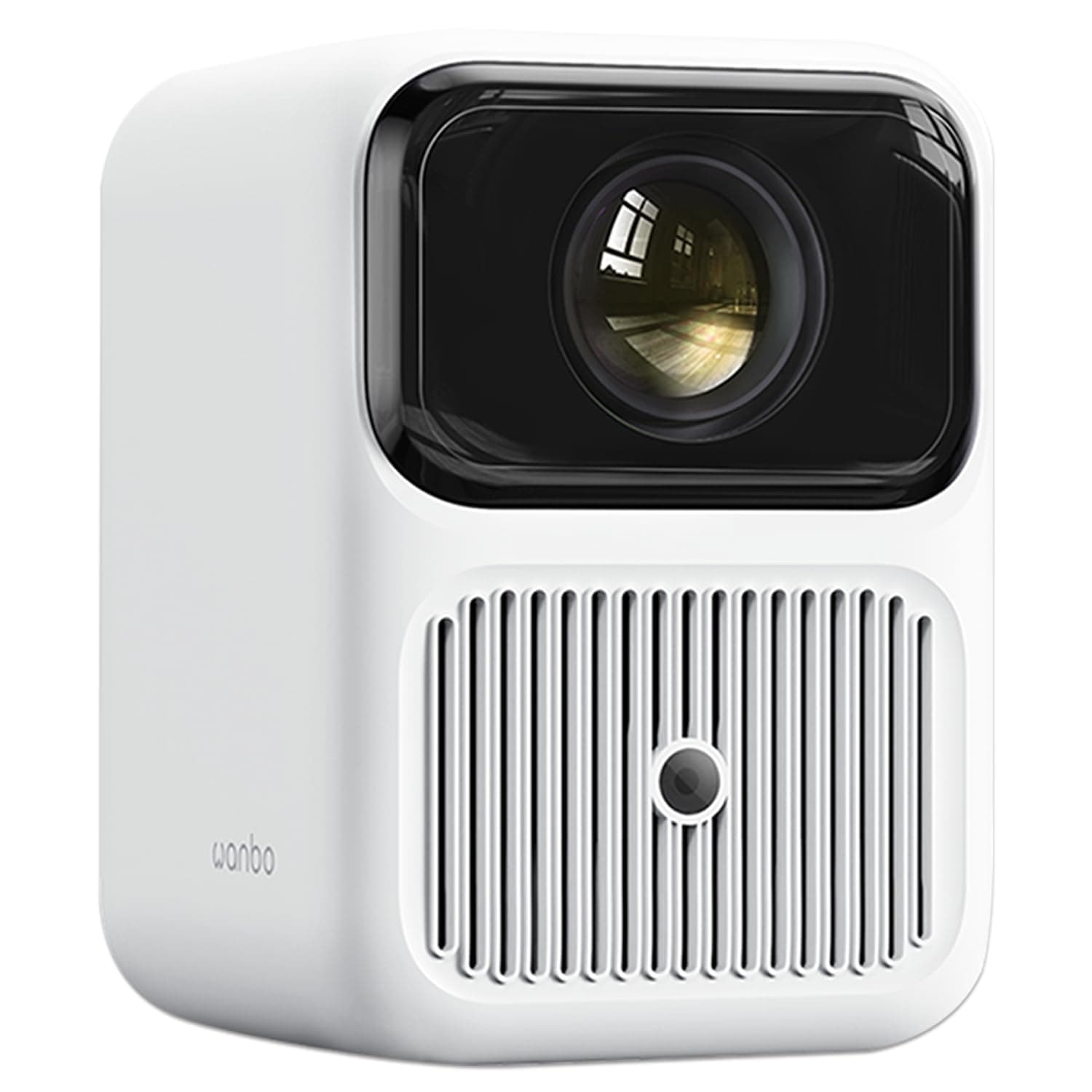 WANBO Dali 1 Fully Automatic | Android Smart Portable LED Projector | Native 720p Full HD 1080P Support | 8200 Lumens | Auto Focus & Keystone | Home Outdoor | WiFi & BT | Netflix, Prime & More | White