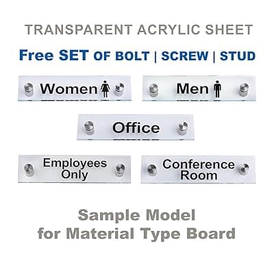 NO Admittance Sign PVC Waterproof Metallic Matte Safety Signature for Walls Removable 5 Piece Combo Board_AC2818_14090