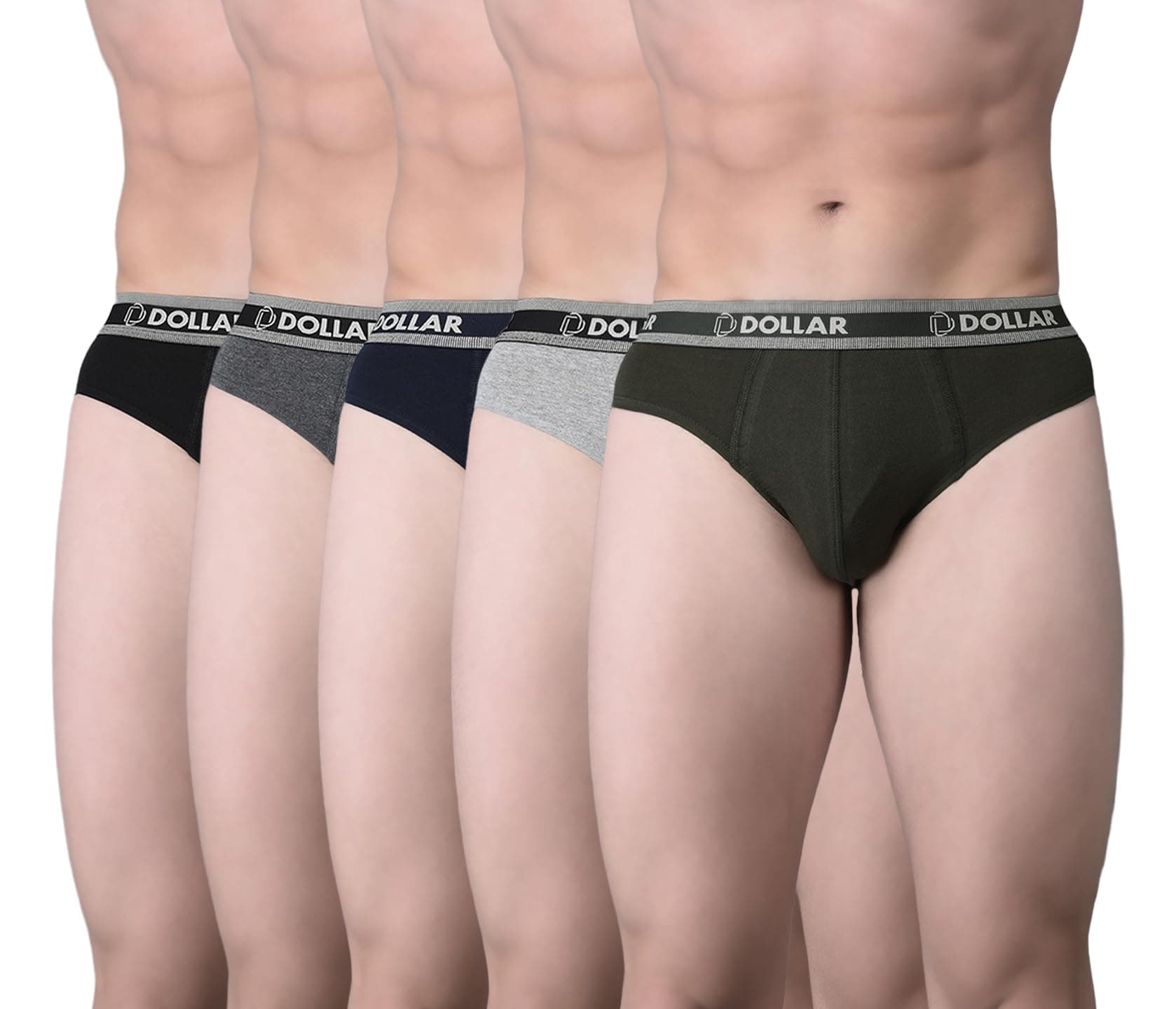 Dollar Bigboss Men's Solid Cotton Brief (Colour May Vary)