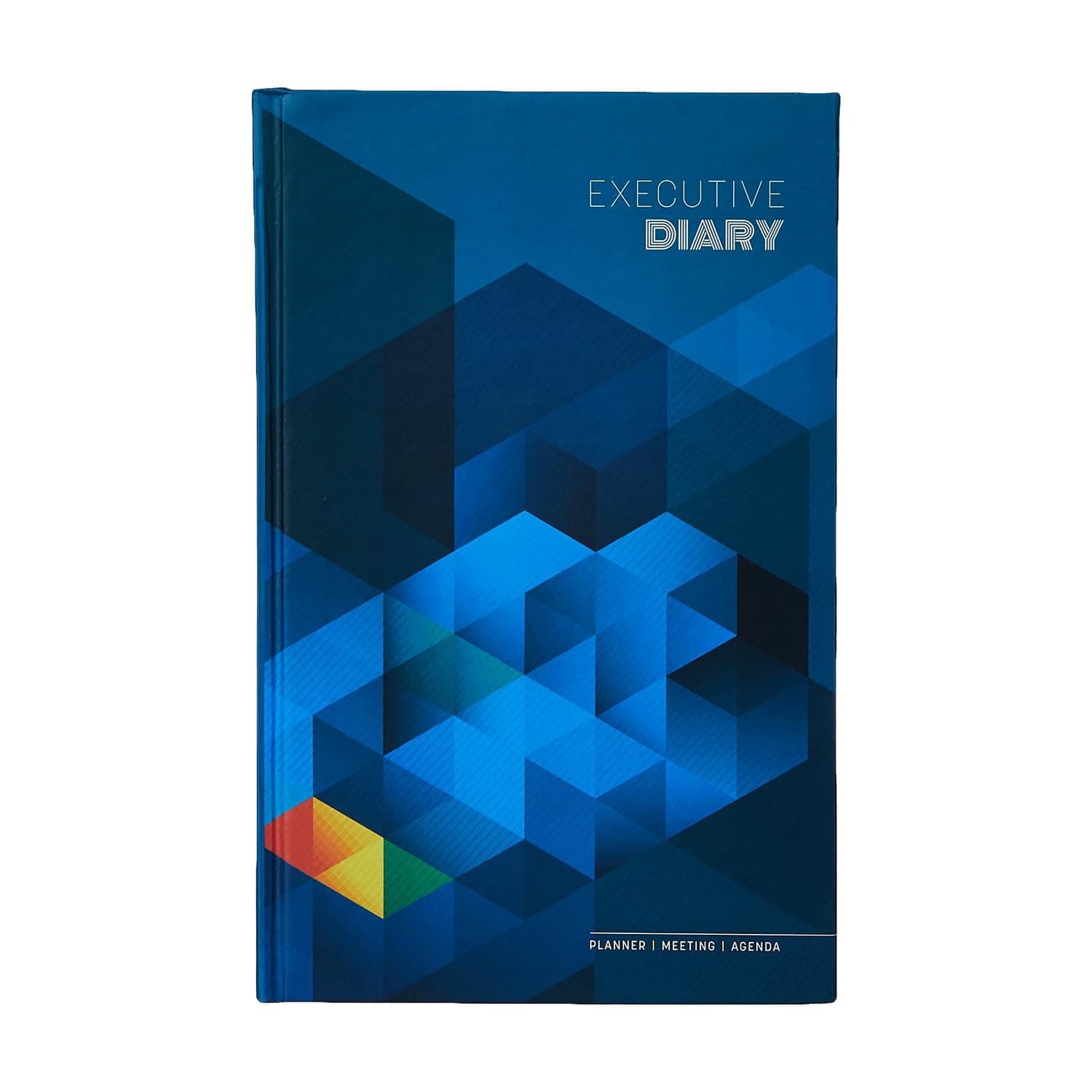 amazon basics Undated Hard Bound Diary |Monthly Planner | Daily Notes, To Do, Appointments 240 Pages For Men and Women (Blue)