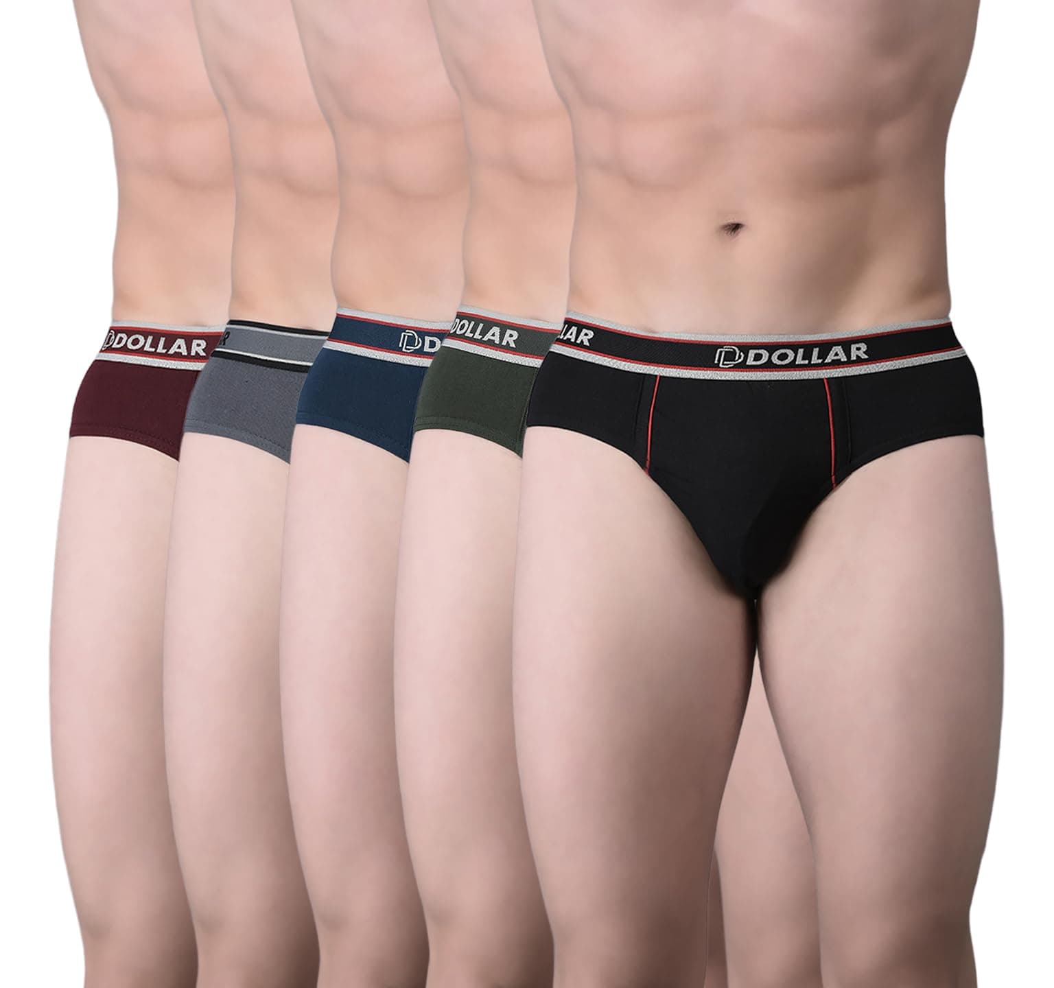 Dollar Bigboss Men's Solid Cotton Brief (Colour May Vary)
